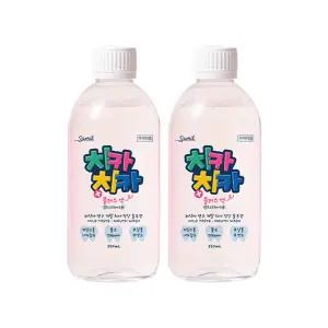 삼일제약 치카치카 플러스액 풍선껌맛 350ml 2개 / 충치예방 가글 무알콜 불소 자일리톨 함유