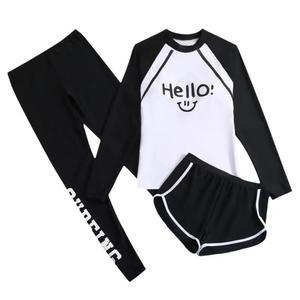 투나이언 아동수영복 주니어 여아 어린이 초등학생 수영복 래쉬가드 세트 상의 하의 레깅스 생존수영 실내 물놀이 비치웨어 TN139K