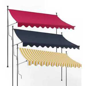 발코니 행거식 어닝 천막 차양막 테라스 처마 무타공