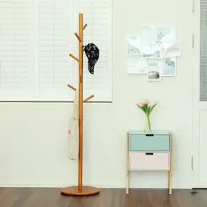 [텐바이텐]러버 원목 스탠드 옷걸이 원형A