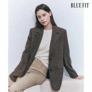 [파격 초특가] 블루핏 울 블랜딩 헤링본 자켓*