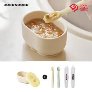 [도노도노]초기이유식 세트 (흡착볼+실리콘 스푼2p)