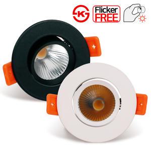 LED 다운라이트 유니크 디밍 2인치 COB 5W 직회전 매입등 밝기조절 플리커프리 매립등