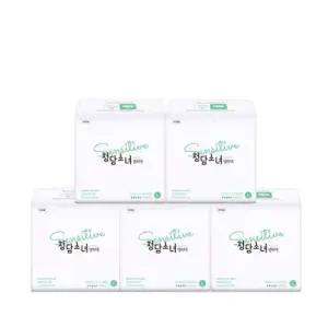 센서티브 대나무탑시트 생리대 대형12p x 5팩