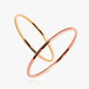 [엘렌쥬얼리]14K 금사 실 금 반지