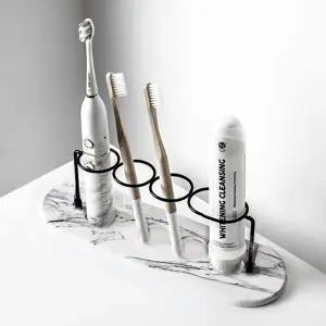 [할인바이할인]10초흡수 마블포인트 규조토 칫솔꽂이 치약거치대