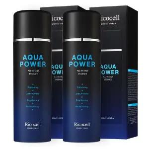 [NS홈쇼핑]리코셀 퍼펙트 맨 아쿠아파워 올인원 150ml 2개 미백+주름/빙하수 쿨링 수분 보습..[34763617]