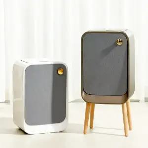 [클래식] 미엘루 센서 오존살균 휴지통 스마트 자동 주방 기저귀 쓰레기통 20L