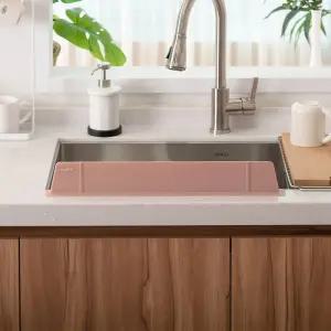 [본사직배] 국산 플라이토 실리콘 아쿠아 싱크대 물막이 52cm 물튀김방지 세면대 설거지 가림막