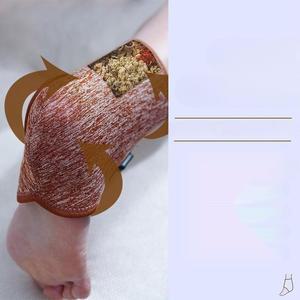 전기 발목 찜질팩 패드 발열 수족냉증 사무실 관절 통증