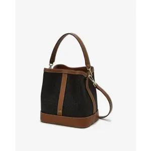 [NS홈쇼핑]DCBA5E868 닥스 브라운 세인트바넷 DD패턴 가죽배색 버킷백 S[34961732]