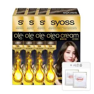 사이오스 올레오 크림 3A 노블애쉬, 4개 + 증정( 염색키트, 2개 )