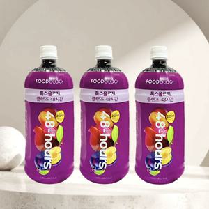 톡스올로지 클렌즈 48시간 ABC 푸룬 주스 1000ml 3개