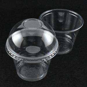 일회용과일컵 디저트컵 제과포장 SJ-9호 92파이투명컵 100세트(돔막힘뚜껑포함)