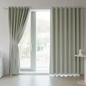 노체 형상기억 거실 특대형 암막커튼 2장