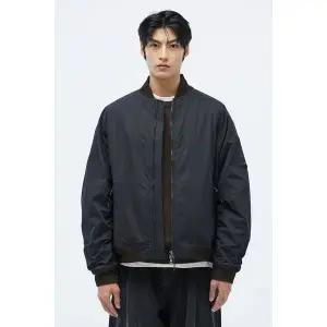 [시리즈](본점)[series;] 면혼방 워싱 MA-1 (SAUAW24011BKX)