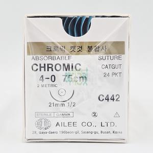 아이리 봉합사 크로믹 4-0 C442 / AILEE Chromic