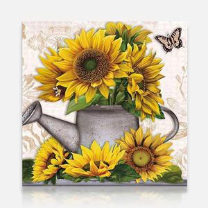 DIY 보석십자수 패브릭 재물해바라기2 40x40cm