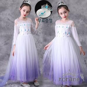 할로윈 엘사 공주 여왕 드레스 긴팔