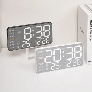 집들이 시계 미니 요일 시계 날짜 시계 인테리어 디지털 시간 벽 LED 5515 개업선물 탁상 온도 알람