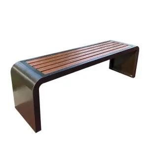 야외 철제 벤치 테라스 대기 스테인레스 주물 공원 카페 설치 가능한 100x40x45 크기