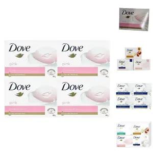 도브 핑크 뷰티바 세수비누 클렌징바 90g 4개입/비누/세안/업소용/세수/촉촉한/스킨케어/페이스/바디클렌징