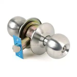 현대정밀 열쇠 방문 손잡이 8300ss/원통형/원형/고리/도어/화장실/욕실/출입/문/안방/고급/방문