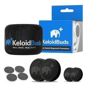켈로이드용 켈로이드 버드 압력 귀걸이 - 저자극성 실리콘으로 덮인 콜리플라워 이어 자석 4개 네오디뮴 자석이 있는 클립이 최적의 압축력을 제공합니다
