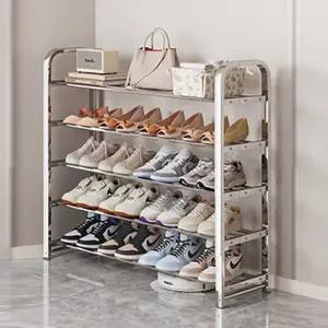 [5단] 다용도 현관 신발정리대 철제 수납 신발정리 선반 수납장 80