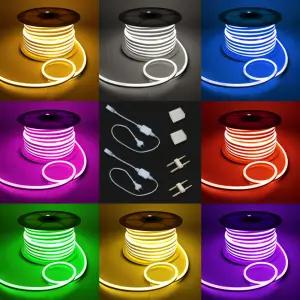 선세이브 LED 네온플렉스 10m AC 220V 전원포함 논네온 줄조명 8종 택1