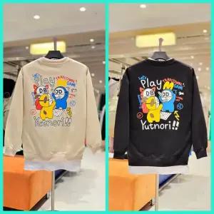 더블제이디 (남녀공용) Lets PLAY 윷놀이 오버핏 맨투맨 티셔츠 JGZZ22913