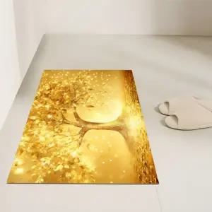 베넬라 행운의 황금 돈나무 발매트 규조토 금전수 주방 싱크대 빨아쓰는 매트 욕실 화장실 황금수