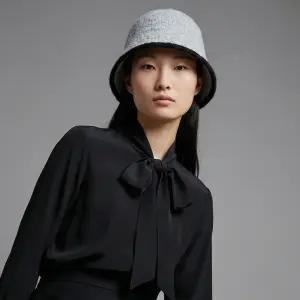 여성 투톤 방한 니트 벙거지 모자 KM-WH-0900-그레이