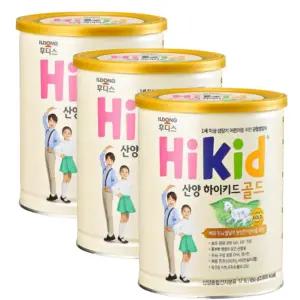 후디스 산양 하이키드 골드 650g 3캔 어린이 영양식