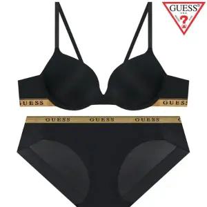 [게스언더웨어]자가드 골드밴디드 브라팬티세트 BK (GCWBR741)