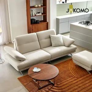 [자코모] 엘리쉬 3인 기능성 데이위브 패브릭 소파+스툴