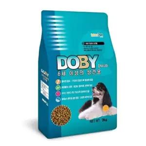 도비 시니어 3kgX3개 6세 이상의 성견용 강아지 사료 WFINRCP