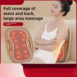 JAIYORL 12 마사지 쿠션, 열 지압 등 마사지, 휴대용 마사지기, 사무실 휴식용 의자 마사지기, 선물