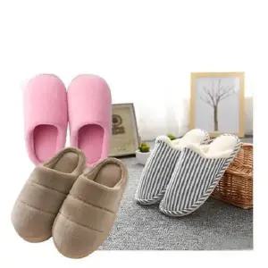 (10켤례) 세트 유아 여성 겨울 털실내화 털슬리퍼