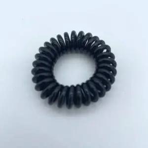 스프링 머리끈 블랙 3.8cm