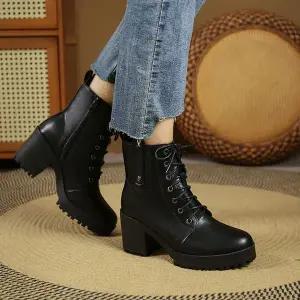 레이스업통굽워커부츠XFG122-24 WD16E25