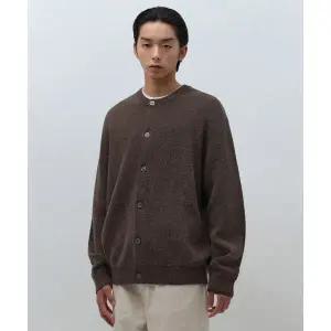 매장정품 무신사 스탠다드 MUSINSA STANDARD [스토커즈 컬래버][빅토리아 울] 미니멀 리브드 라운드 넥 가