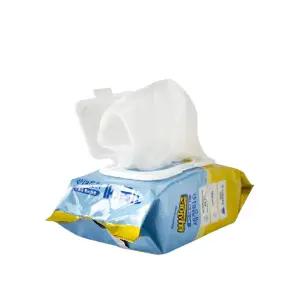 얼룩 없는 물 티슈 자국 차량용 유리 닦는 알콜 물 티슈 30매 x 2개