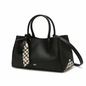 [닥스] DCBA6E122 블랙 로고장식 소가죽 토트백 닥스핸드백 닥스가방 DCBA6E122BK