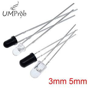 DIY 키트 학교 교육 실험실용 LED 적외선 이미터 및 IR 수신기 다이오드 301A  10 쌍  3mm  940nm