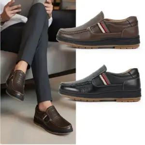 남성 클래식 소가죽 로퍼 캐주얼 데일리 단화