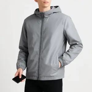 고품질 남자 얇은 가을 집업자켓 방풍 바람막이 윈드브레이커 (WFKBOYU)