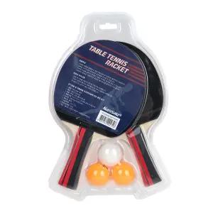 낫소 탁구 라켓 세트 NXTT-ER145 쉐이크 라켓 (라켓2 공3)