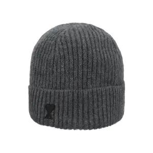 [아미] AMI UBO006 018 0504 아미 드 꾀흐 하트 로고 비니