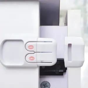 이중 안전 서랍 잠금장치 아기 유아 안전장치 문열림방지 문고정 보조잠금장치 버클잠금